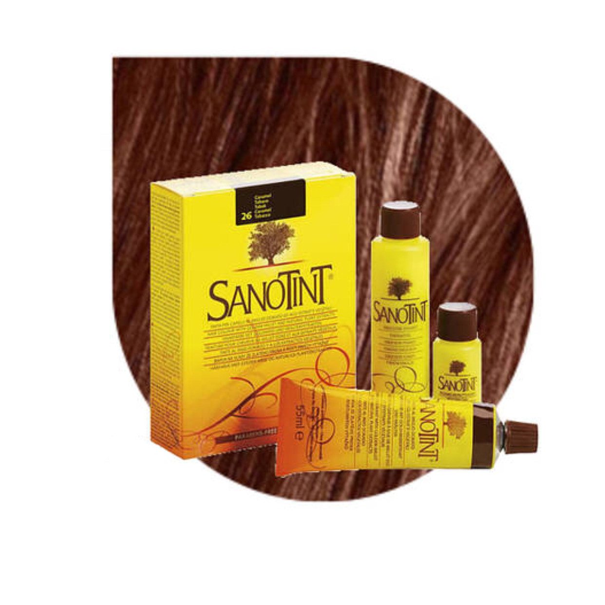 Органічна фарба для волосся Тютюн №26 Sanotint Вивасан Vivasan Switzerland Swiss 125мл