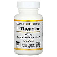 Аминокислоты California Gold Nutrition L-Theanine 100 mg (60 капсул.)