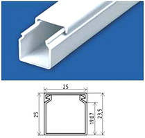 Кабельний короб 25x25мм