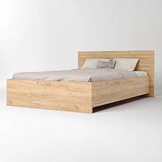 Ліжко двоспальне Соната-1400 Крафт золотий, фото 2