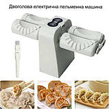 Машинка для ліплення вареників і пельменів електрична Electric bubble head dumpling maker, фото 4