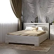 Ліжко двоспальне Ліберті-1400 Крафт білий
