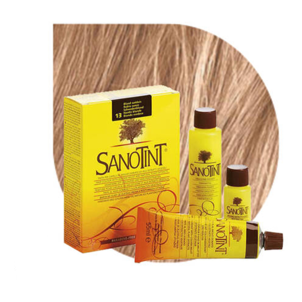 Органічна фарба для волосся Шведський Блонд №13 Санотінт Sanotint Вівасан Vivasan Switzerland Swiss 125мл