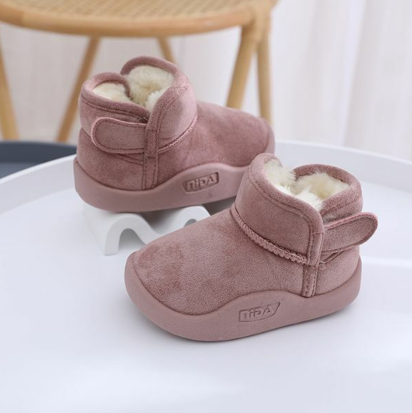 Дитячі зимові черевики для малюків 20р рожеві