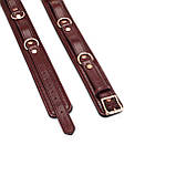 Фіксатори для стегон Liebe Seele Wine Red Thigh Cuffs L Size, фото 5