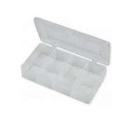 Коробка Carp Zoom Plastic box (13.3x7.2x2.9cm) для блесен, тройников и росходника, прозрачная пластиковая