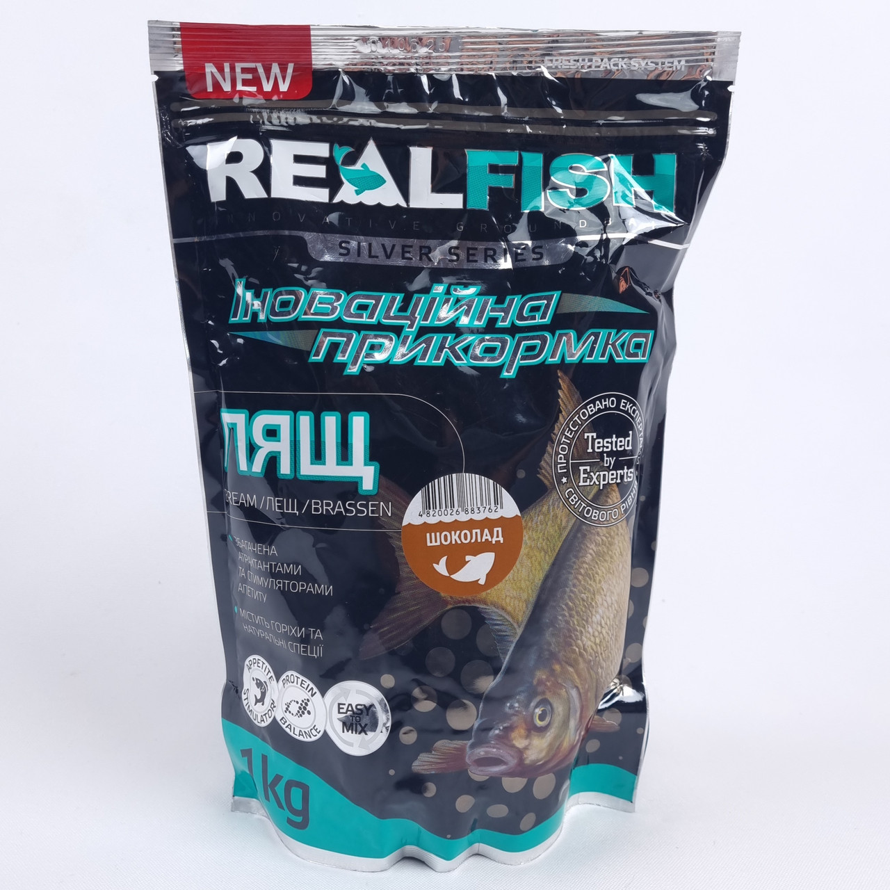 Прикорм на ляща Real Fish 1кг Лящ Шоколад