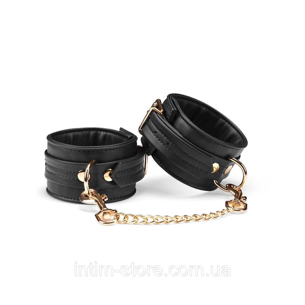 Поножі Liebe Seele Black Organosilicon Anklecuffs, фото 1