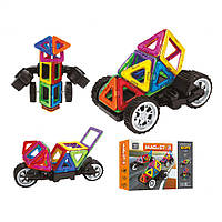 Дитячий магнітний конструктор 17 деталей Limo Toy Різнобарвний (2000002011620)