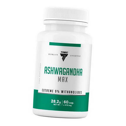 Ашваганда TREC nutrition Ashwagandha Max 60 caps, фото 3