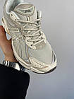 Жіночі кросівки Asics GT-2160 текстильні Асікс зі шкіряними вставками бежеві, фото 3