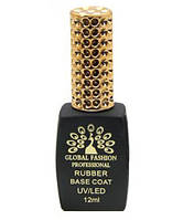 Базове каучукове покриття база під гель-лак Global Fashion Strong Long Lasting Base Coat, 12 мл