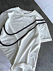 Футболка Old school оверсайз з логотипом Nike біла чорна унісекс відмінної якості, фото 9