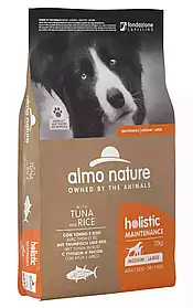 Almo Nature Holistic TUNA & RICE сухий корм для собак середніх та великих порід ТУНЕЦЬ І РИС,12кг