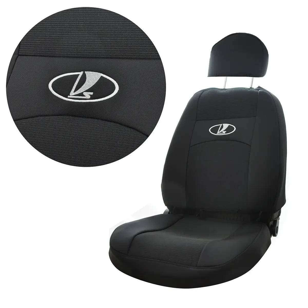 Чохли салону автомобіля Ваз 2110 до 2011 Сірі "Авто Світ", фото 1