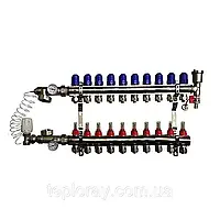 Коллектор для теплого пола в сборе на 11 выходов KOER(Чехия)