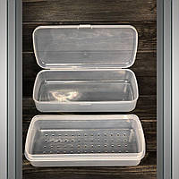 Контейнер для стерилізації інструментів пластиковий V-54 (розмір 25,5х12х6 см)