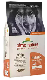 Almo Nature Holistic сухий корм для дорослих собак великих порід ЛОСОСЬ,12кг