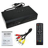 Цифровий тюнер SKY BOX ZAR139 з дисплеєм та пультом універсальна приставка DVB-T2 для телевізора, фото 10
