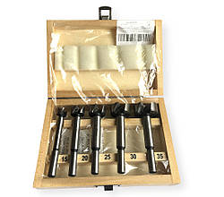 Набір свердел Milwaukee 5шт Forstner 15.20.25.30.35 мм