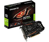Відеокарта Gigabyte PCI-Ex GeForce GTX 1050 TI OC 4GB GDDR5 (128bit) (1316/7008) (DVI, HDMI, DisplayPort) Б/У