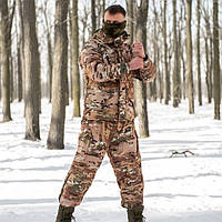 Армейский утепленный костюм Transforme мультикам, штурмовая форма софтшел с системой вентиляции