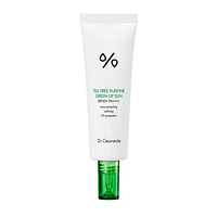 Сонцезахисний крем з екстрактом чайного дерева Dr.Ceuracle Tea Tree Purifine Green Up Sun SPF 50+ PA++++