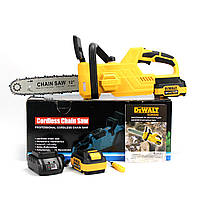 Аккумуляторная цепная пила DeWalt DCM565N (36V, 6Ah), АКБ пила Деволт