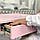Дитячий столик і стільчик ведмедик рожевий. Столик із шухлядою для олівців і розмальовок, фото 5
