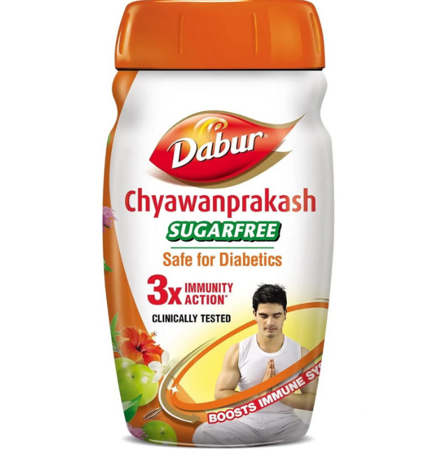 Чаванпраш без цукру (для діабетиків) Chyawanprash Sugarfree Dabur 500 гр термін до 07/26 р