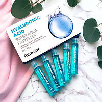 Питательный филлер для волос с гиалуроновой кислотой Farmstay Hyaluronic Acid Super Aqua Hair Filler 13ml