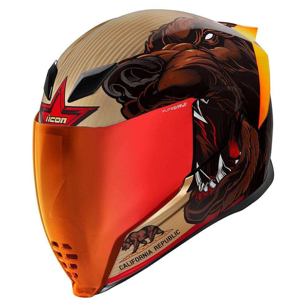 МОТОШОЛОМ ЗАКРИТИЙ ICON AIRFLITE URSA MAJOR КОЛІР GOLD
