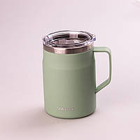 Термокухоль з нержавіючої кришкою 550 мл чашка термос для кави • кавовий кухоль термос • термочашка