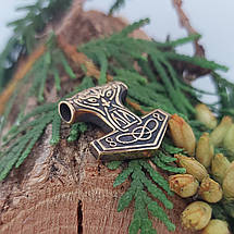 Молот Тора Мьольнір MIJOLLNIR Підвеска Амулет, фото 4