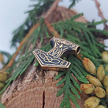 Молот Тора Мьольнір MIJOLLNIR Підвеска Амулет, фото 5