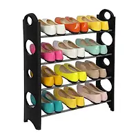 Стеллаж-полка для хранения обуви на 12 пар обуви Shoe Rack 4 полки BK322-01