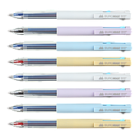 Ручка гелева автоматична 3 в 1, 0.5мм, синя, чорна, червона BM.8367