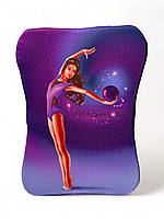 Подушка под спинку "Черепашка" для гимнастики Lider 28х39,5 см Фиолетовая (1573973151)