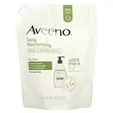 Aveeno, Ежедневное увлажнение, очищающее средство для лица, для сухой кожи, без отдушек, 16 жидк. Унций (473 в