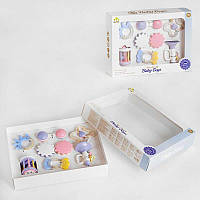 Набір брязкалець SL 84817 24/2 два прорізувачі, два свистки, брязкальця з наповнювачем, в коробці