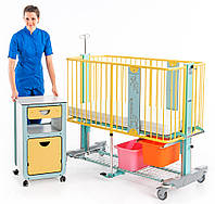 ПЕДІАТРИЧНЕ ЛІЖКО SPARROW ФУНКЦІОНАЛЬНЕ МЕХАНІЧНЕ ДЛЯ ДІТЕЙ ВІД 0 ДО 6 РОКІВ