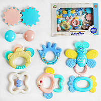 Набір брязкалець SL 84824 24/2 4 прорізувачі-брязкальця, шестерінка, маракаси, в коробці