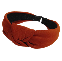 Обруч для волосся чалма креп Handmade теракота