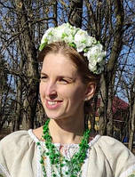 Розкішний віночок "Весняні троянди"