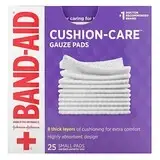 Band Aid, Cushion-Care, марлевые салфетки, 25 маленьких салфеток в Украине