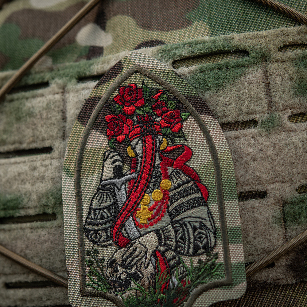 M-Tac Шеврон нашивка « Українка Мотанка » ( Вышивка ) Мультикам для военных - фото 6 - id-p2093277110