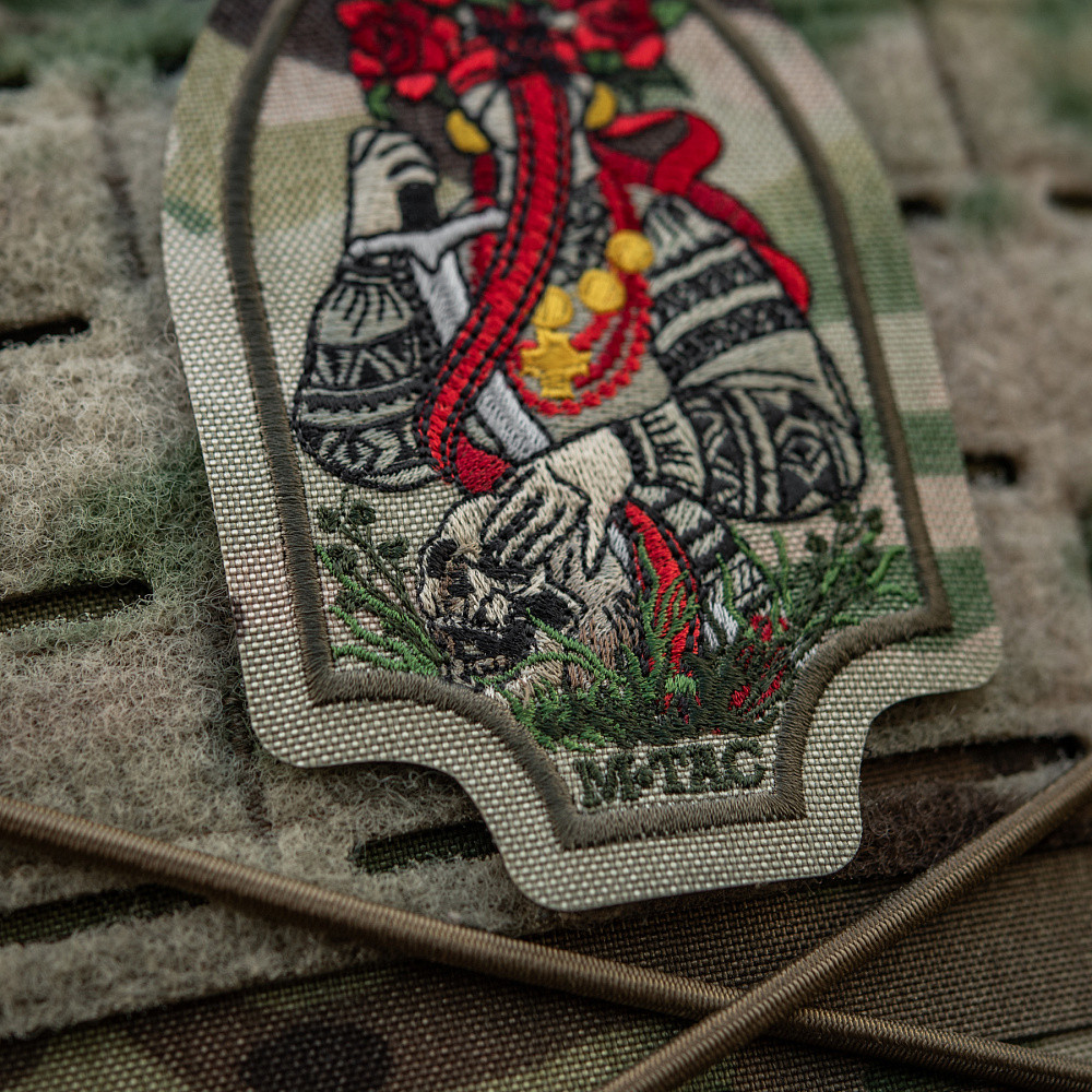 M-Tac Шеврон нашивка « Українка Мотанка » ( Вышивка ) Мультикам для военных - фото 8 - id-p2093277110