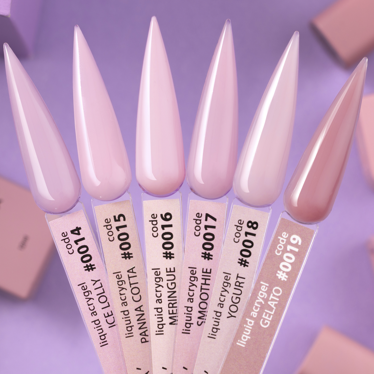 Рідкий акригель DNKa Liquid Acrygel No0019 Geloto, 15 мл запорошений рожевий без пензлика