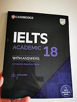 Учебник Cambridge English: IELTS 18 Academic Authentic Examination Papers with answers and Downloadable Audio