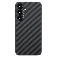 Чехол для Samsung Galaxy S24 Plus Pitaka MagEZ Case 4 Twill Black/Grey (KS2401S)